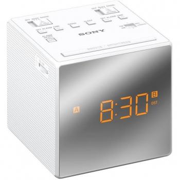 Sony ICF‑C1TW Uhrenradio LED – weißes Design
