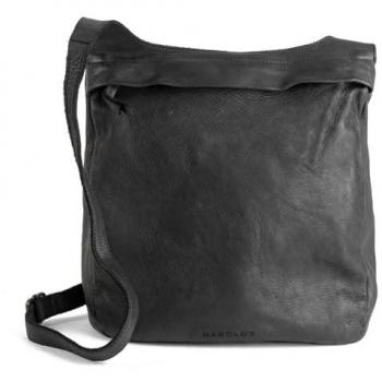 Harold's Submarine Umhängetasche Leder 25 cm schwarz