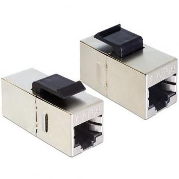 DeLock Adapter RJ45 (BU) > RJ45 (BU) Keystone CAT5e