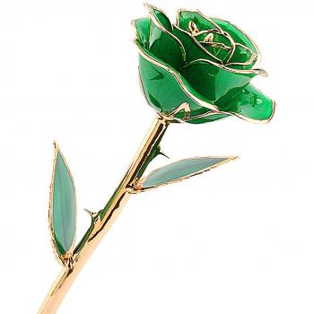 Zjchao Love Forever 24k vergoldet Echt Rosen-Geschenk der Liebe (gelb)