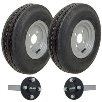 4.80/4.00x8 Aanhangwagenset met 6-ply wielen, 690 kg draagvermogen