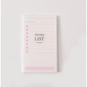 Self-Adhesive To-Do List Notebook with 40 Sheets