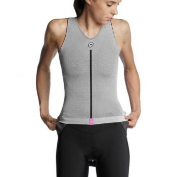 Assos Damen Funktionsunterhemd ärmellos Sommer P1 grau Größe L-XL