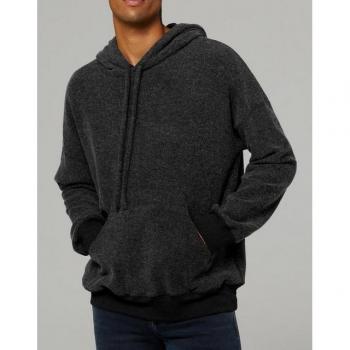 Bella+Canvas Unisex Fleece Hoodie (Black Heather)