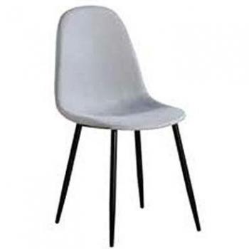 Casa Collection Set di 4 Sedie Comode in Tessuto, disponibili in 3 Colorazioni