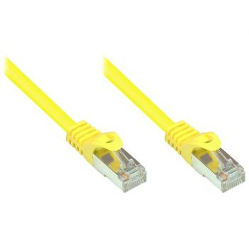 Patchkabel 0,5m, Cat. 5e, SF/UTP, gelb, Good Connections®