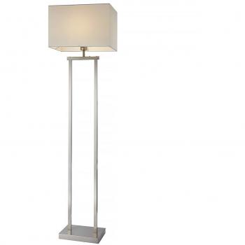 Lampadaire Nickel Mat Sydney avec Éclairage Commutable