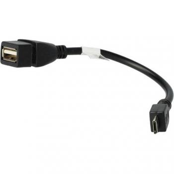 Module OTG Micro‑USB vers USB femelle noir – adapté aux aspirateurs Vorwerk Kobold VR300 et VR200