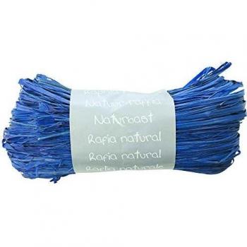 Clairefontaine Geschenkband aus Raffia, tiefblau