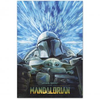 Póster Hyperspace The Mandalorian Star Wars