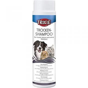 Trixie Dry Shampoo for Dogs, Eucalyptus Mint Blend, 200 g, Pack of 6