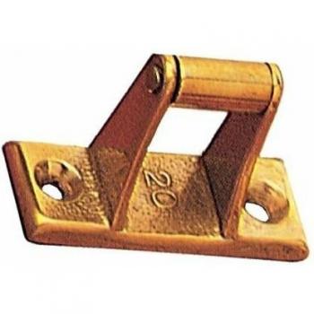Kit 10 supports en laiton pour tiges crémaillère 20 mm en bronze