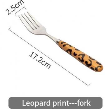 Animal Print Stainless Steel Cutlery Set
