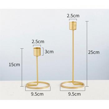 IMUWEN Brillo Dorado: Candelabro para Bodas