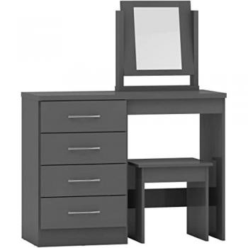 Seconique Nevada 4 Drawer Dressing Table Set