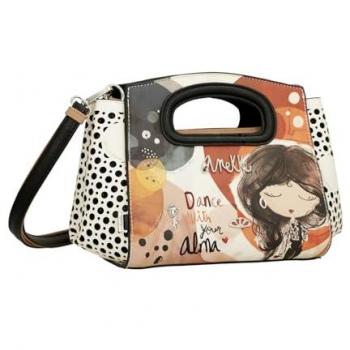 Mehrfarbige Damenhandtasche Alma (30 cm)