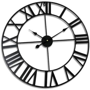 Roman Numeral Iron Clock