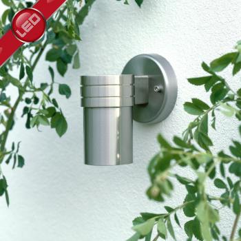 Applique murale d'extérieur BRILLIANT Hanni LED 1 lumière acier inoxydable