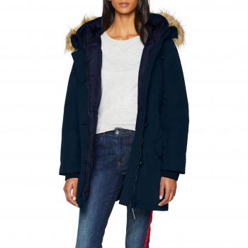 Superdry Rookie Down Parka, Mujer, Azul, Talla M (12)