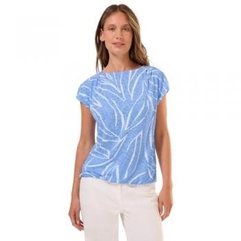 T-shirt femme bleu dévoré Cecil taille S