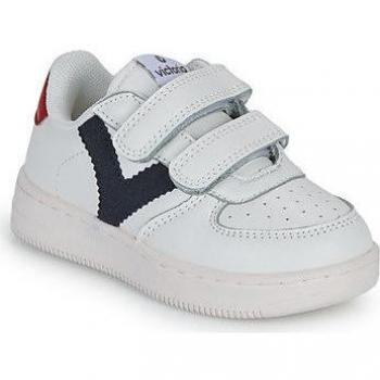 Victoria Kinderschoenen met Klittenband Wit