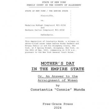 Mother's Day in the Empire State or, an Answer to the Arraignment of Women