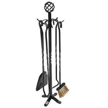 Kit accessori camino Florence in ferro