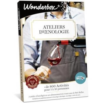 Coffret Cadeau Wonderbox Ateliers d'Œnologie