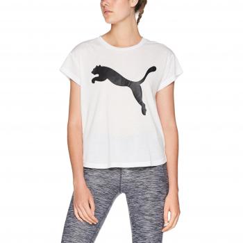 PUMA Frauen Urban Casual Shirt, Weiß, L