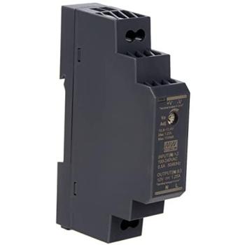 Adattatore DIN Rail MeanWell HDR‑15 15 W con 12 V e 1,25 A
