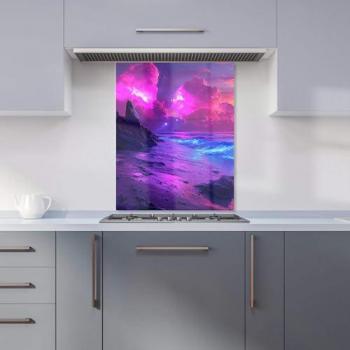 Elena Sable Kitchen Splashback 00005 (600 mm × 750 mm) – Premium Design