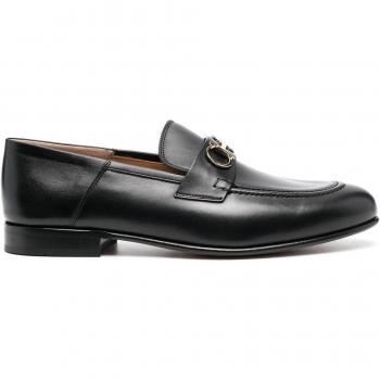 Elegant Black Mocassino Shoes for Women by Salvatore Ferragamo