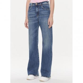 Pinko Dunkelblaue Weitbein Jeans