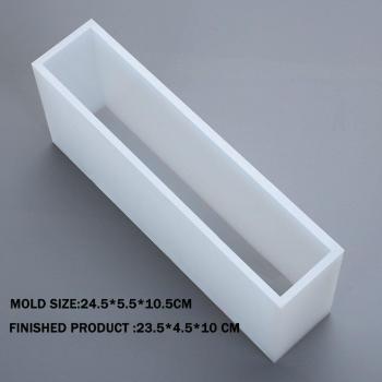 Large Silicone Mold for Rectangle Geometry Cube Resin Crafts