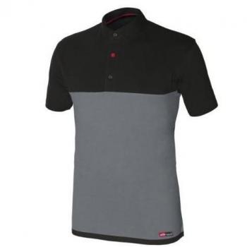 Polo Bicolor Grisesos con Stretch Talla L