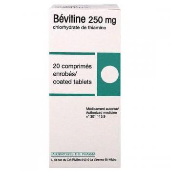 Bévitine 250 mg 20 comprimés