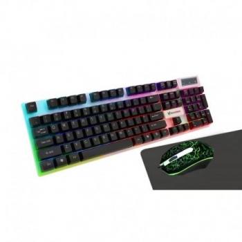 Kit Completo Vakoss Gaming KS-2454: Teclado, Ratón y Superficie de Juego