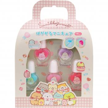 Gurashi Peel‑Away Nail Polish Set – 5 Pack (San‑X)