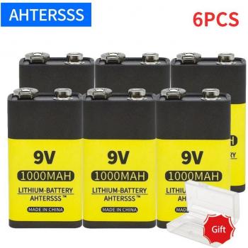 USB 9V 6F22 Rechargeable Battery (1000mAh)