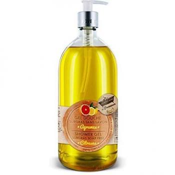 Gel Douche surgras aux parfums d'agrumes, 1L