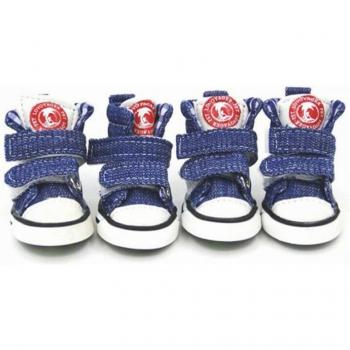 Comfortable Canvas Dog Sneakers for Small and Large Dogs
