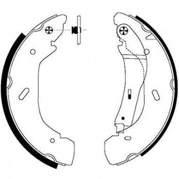 HELLA Bremsbackensatz für PKW 8DB 355 001-961