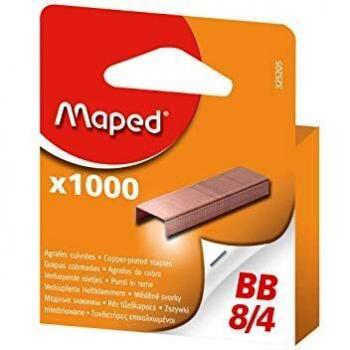Maped 9‑Klammern Set – BB 8/4, verkupfert, kleine Packung