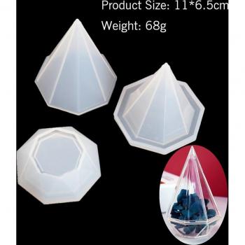 Resina Joyería Pirámide Orgónica 15 cm