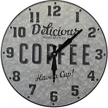 Horloge Murale Métal et Zinc Moderne