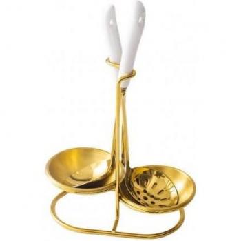 Matt Blue Long Handle Spoon Set