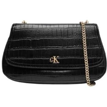 Sac à rabat Calvin Klein CK Croc Noir LV04F3284G-YIH