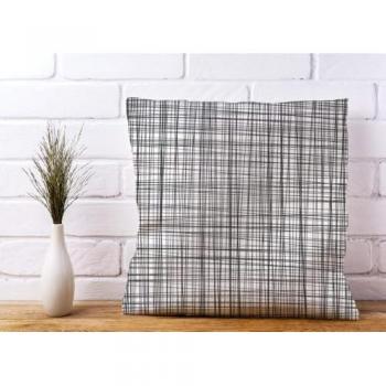 Monochrome Pencil Scribble Cushions