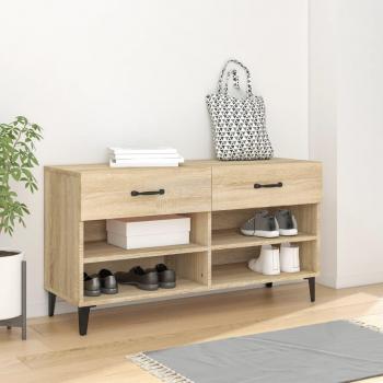 Armoire à chaussures en chêne sonoma 102x35x55cm
