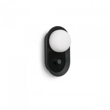 Lámpara de pared LED FARO Barcelona 40102 MAYA Negro mate/Negro brillo